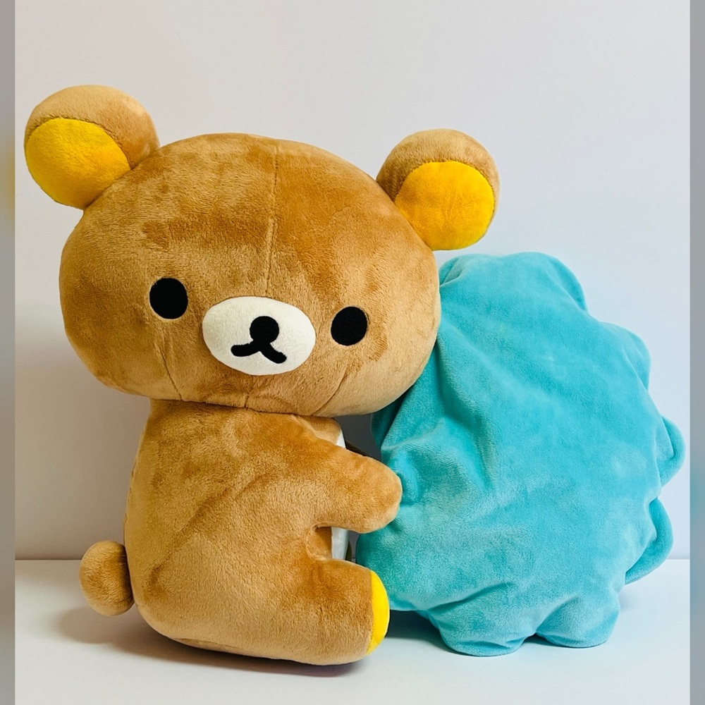 Rilakkuma San X Blue Cloud Plush Toy 14’
